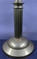 Petroleum table lamp in brass with Opaline shade from the first half of the 1900s. Height approx. 62cm. The clear glass tube is missing.