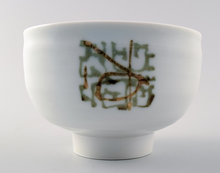 Unique Royal Copenhagen ceramic bowl by Nils Thorsson.