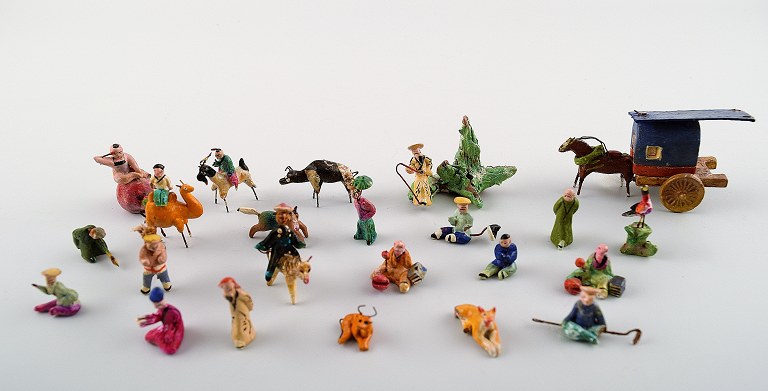 Samling japansk miniature legetøj, ca. 1930´erne.