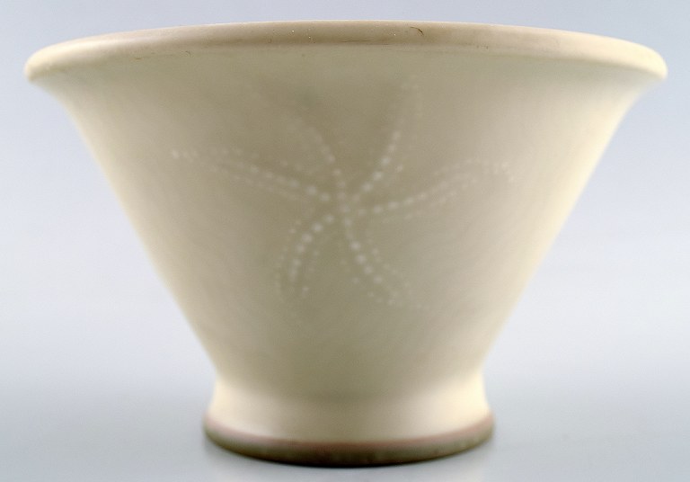 Art deco vase in porcelain, B&G, Bing & Grondahl.