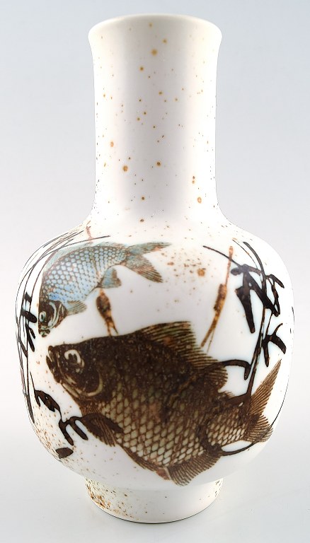 Royal Copenhagen / Aluminia vase by Nils Thorsson.