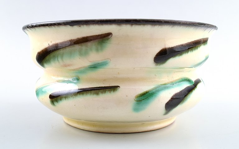 Kähler, HAK, glaseret stentøjsskål/vase.