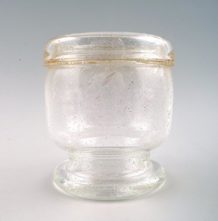 KAJ FRANCK art glass vase "Sargasso", signed Nuutajärvi Notsjö, designed in the 1960s.