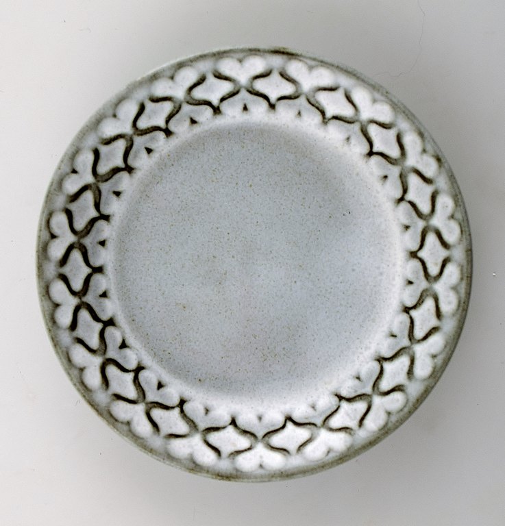 Nissen, Cordial gray, butter dish.Designed for Kronjyden Nissen, Jens Harald Quistgaard IHQ.