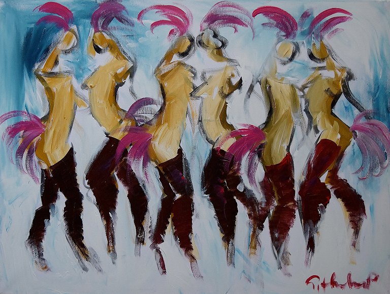 Göran Hausenkamp (born 1962). Swedish artist.Acrylic on canvas.