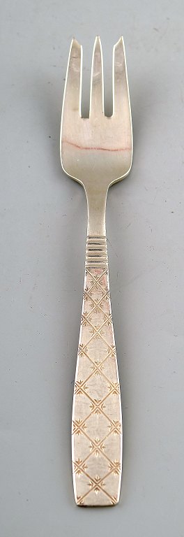 Jens H. Quistgaard 1919-2008. Stjerne. Bestik af sølvplet. 10 kagegafler.