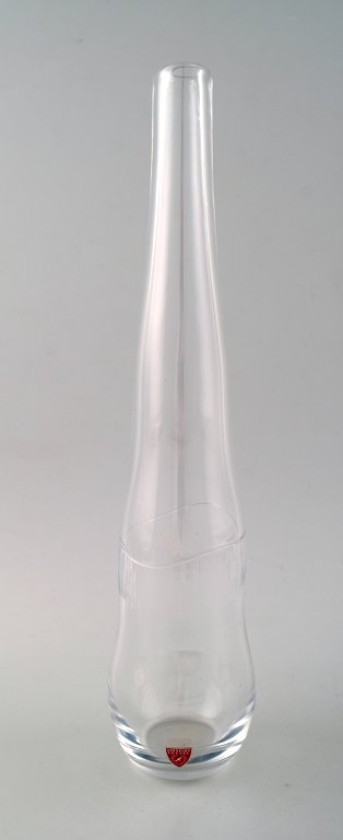 Large Orrefors art glass vase, stylish Swedish design. 1950/60s.
