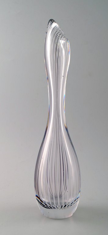 Vicke Lindstrand for Kosta Boda glass vase.