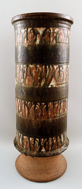 Rabiusla Herrliber, schweizisk keramiker, monumental gulvvase.