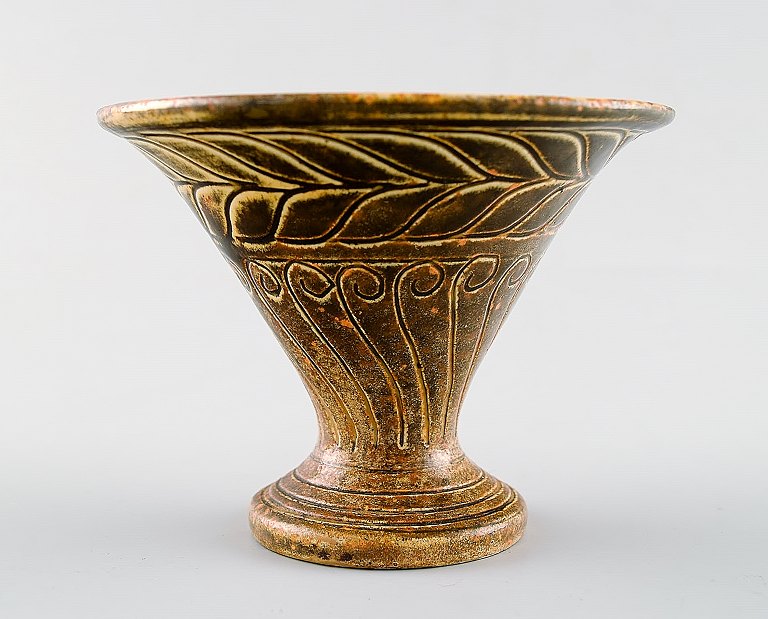 Kähler, Denmark, glazed vase in stoneware.