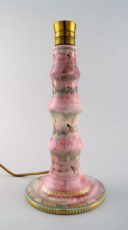 Josef Ekberg, Gustavsberg Art Deco keramiklampe.