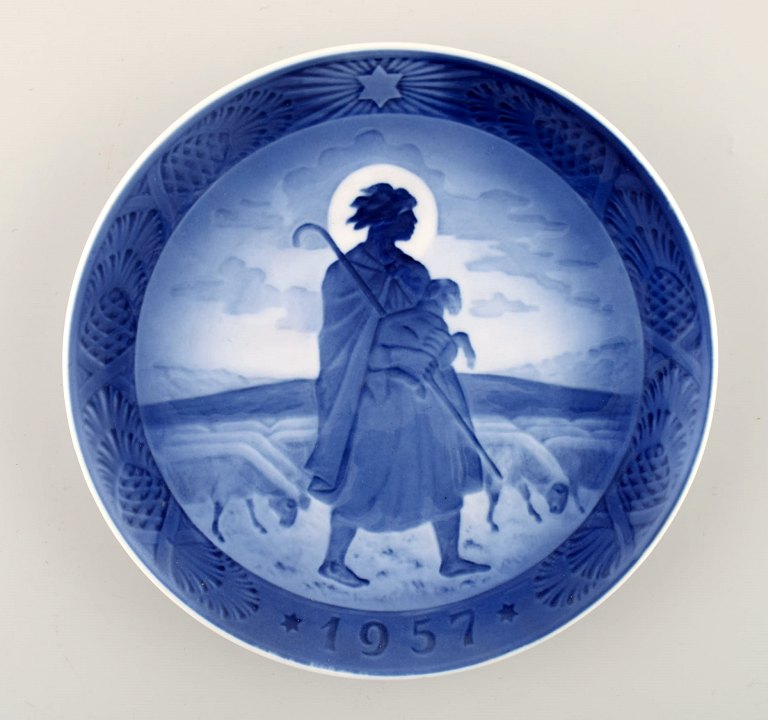 Royal Copenhagen, Christmas plate from 1957.