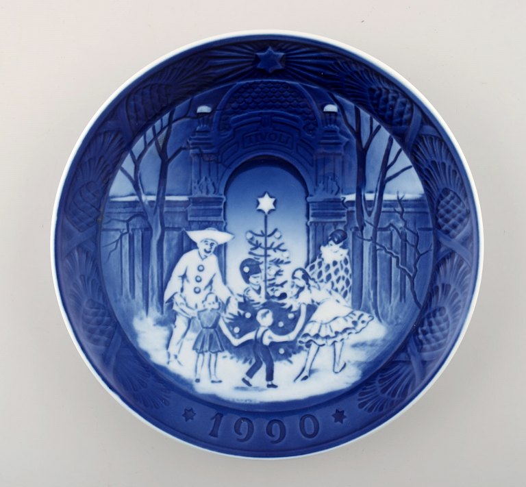 Royal Copenhagen, Kgl. Juleplatte fra 1990.