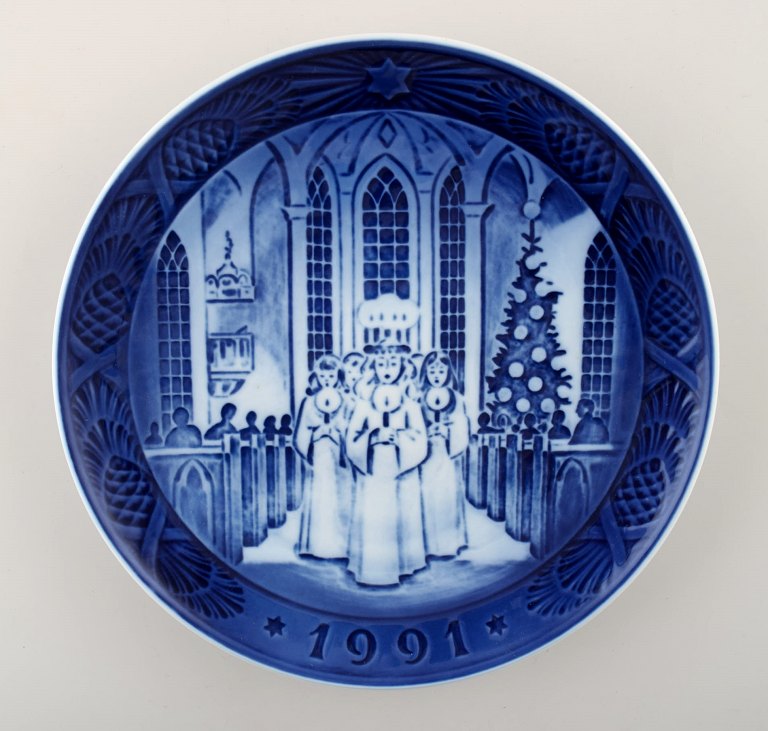 Royal Copenhagen, Christmas plate from 1991.