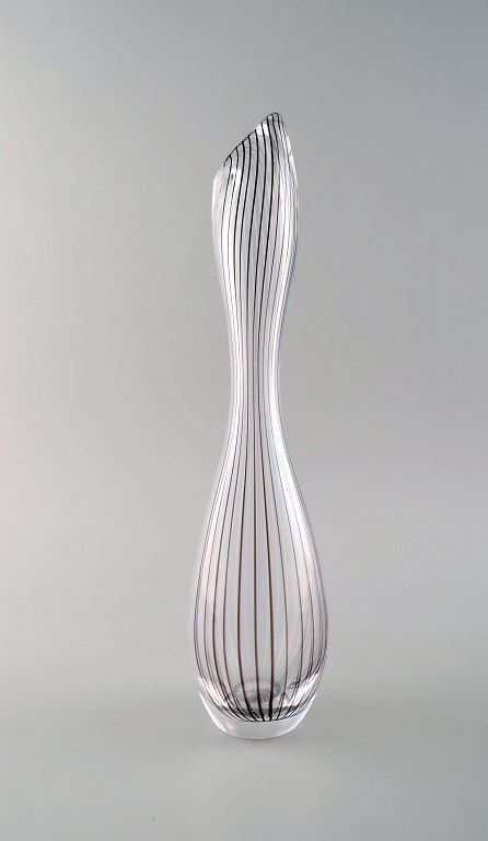 Vicke Lindstrand for Kosta Boda glass vase.