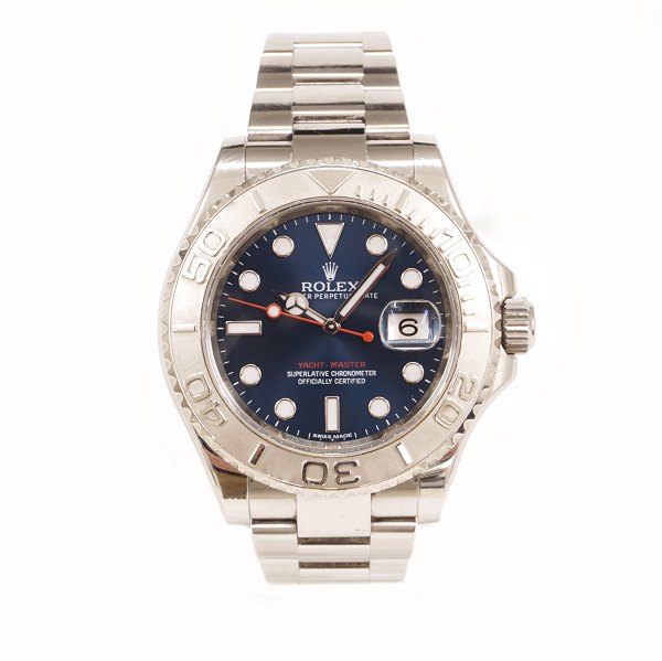 Rolex Yachtmaster Blue Index. Ref. 116622. D: 40mm. With box and papers. Sold by Danish AD 06.06.2014