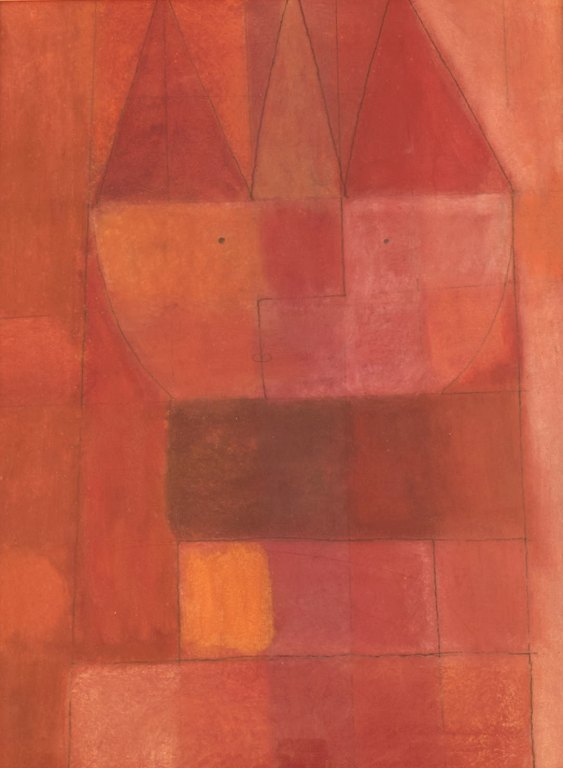 Hans Osswald (1919-1983), Swedish artist. Oil on board. Modernist composition. Mid 20th century.