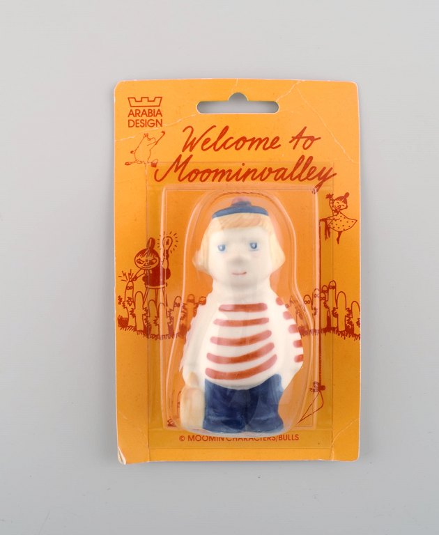 Arabia, Finland. Sjælden Tuu-Tikki figur fra Mumitrolden i stentøj. Sent 1900-tallet. I original æske.