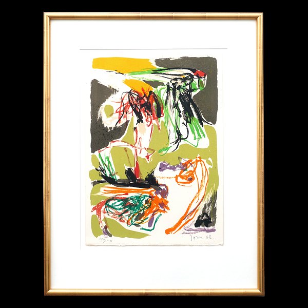 Asger Jorn, 1914-73, litograph. 150/150. Signed "Jorn 68". Visible size: 45x33cm. With frame: 66x51cm