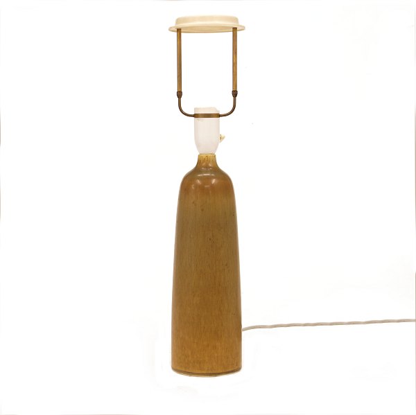 Palshus stoneware table lamp. Signed Palshus and Per Linnemann-Schmidt. H: 32/50cm