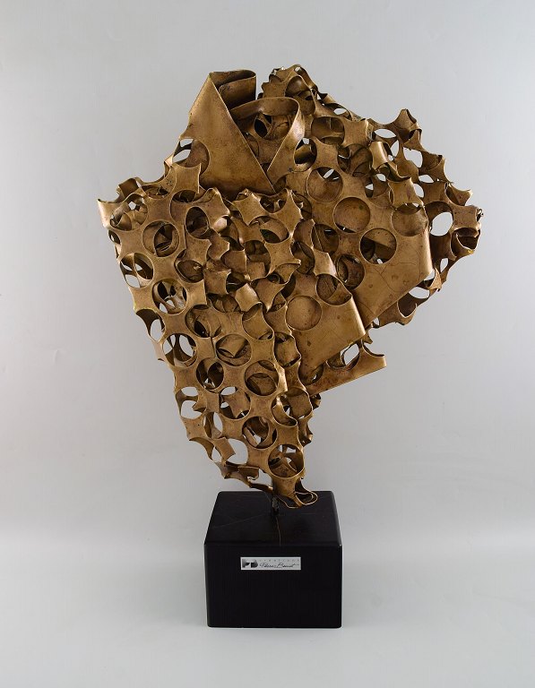 Pierre Bouvet, Frankrig. Kolossal modernistisk messingskulptur. Sent 1900-tallet.