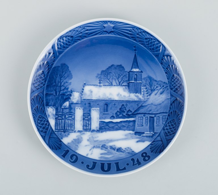 Royal Copenhagen, Kgl. Juleplatte fra 1948.