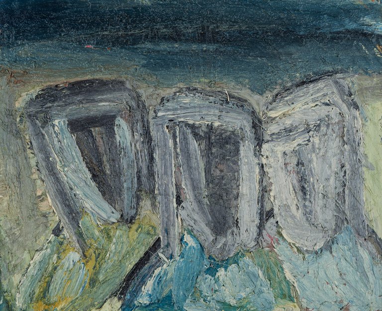 Unknown Danish painter.Oil on canvas.