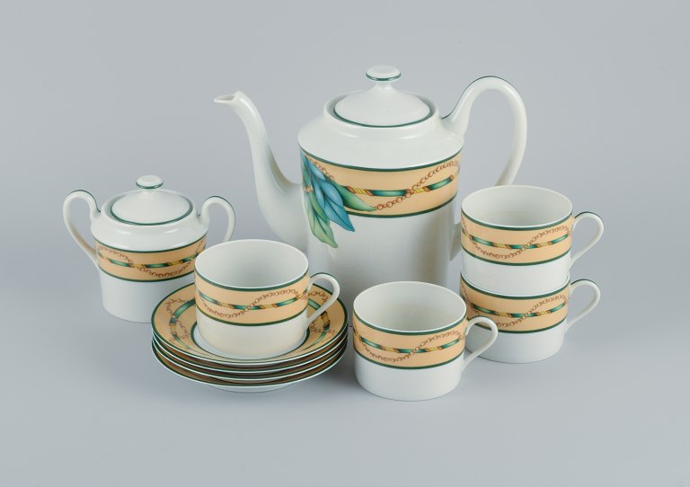 Giacomo Passera for Porcelaine de Paris - ”Les voyages de Bougainville”.Et firpersoners kaffeservice.