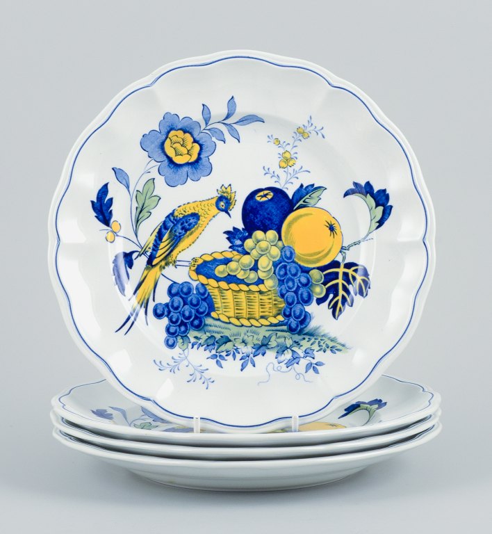 Copeland Spode, England, Bluebird.Fire frokosttallerkner.