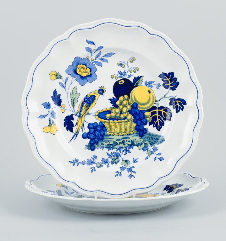 Copeland Spode, England, Bluebird.Two large dinner plates.