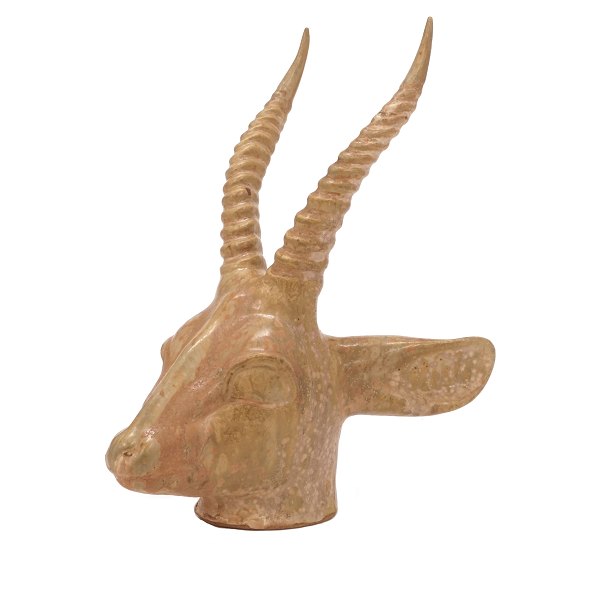 Axel Salto antilope. Axel Salto antilope i stentøj. Stemplet fra Københavns Stentøjsbrænderi. Perfekt stand. H: 26cm