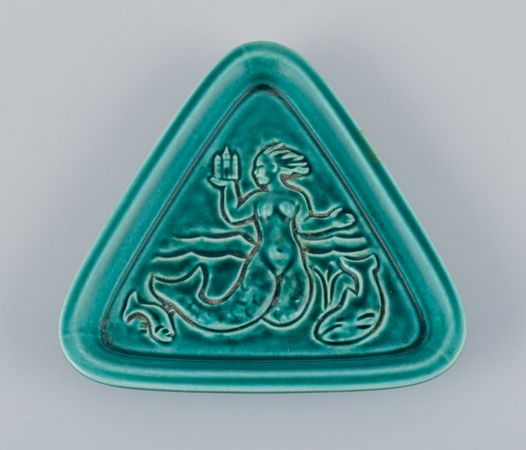 Rare Royal Copenhagen fragment in glazed ceramic designed by Knud Kyhn and produced for Illum