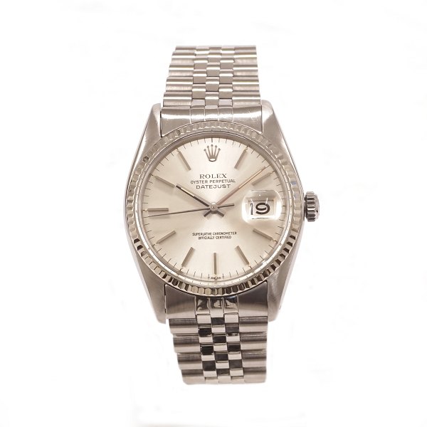 Rolex Oyster Perpetual Datejust ref. 16014, Steel. Comes with box and papers dated 7/12 1979. D: 36mm
