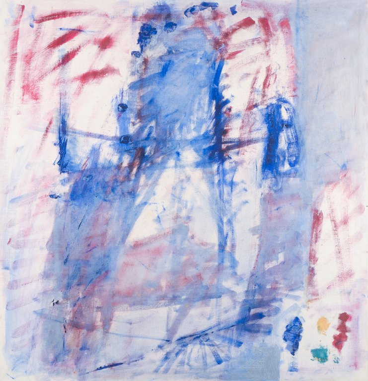 Unknown artist, oil on canvas.Abstract composition.