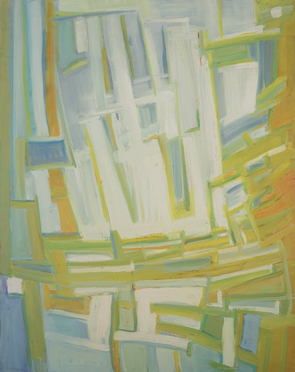 Unknown artist. Oil on canvas. Abstract composition.Colorful palette.