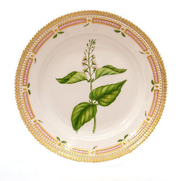 Royal Copenhagen Flora Danica plate 3550. "Circaea lutetiana L."D: 22cm