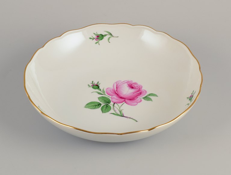 Meissen, Tyskland.Stor porcelænsskål.