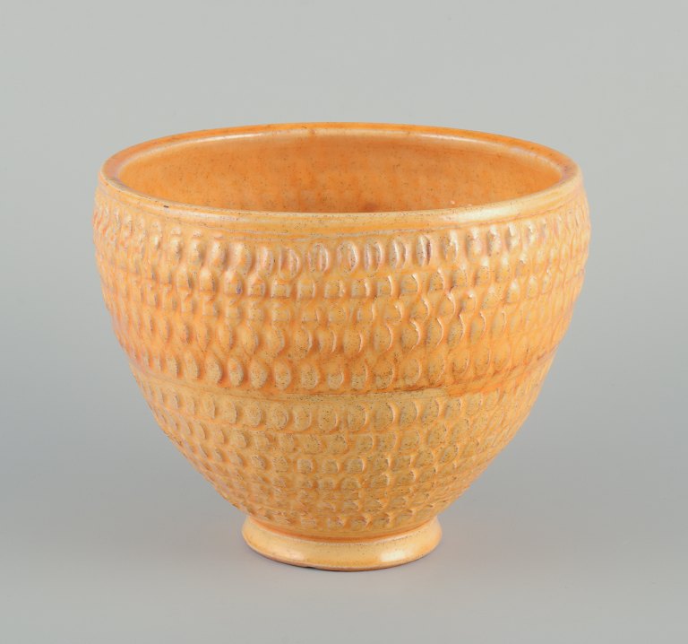 Svend Hammershøi for Kähler, Denmark.Ceramic vase in uranium glaze.
