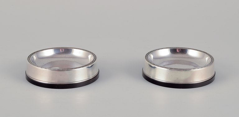 GAB, Sweden.Two salt cellars in 830 silver.