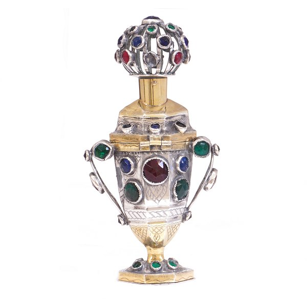 Danish silver vinaigrette by Georg Frederik Biehl, Sønderborg, 1811-56.H: 13,5cm