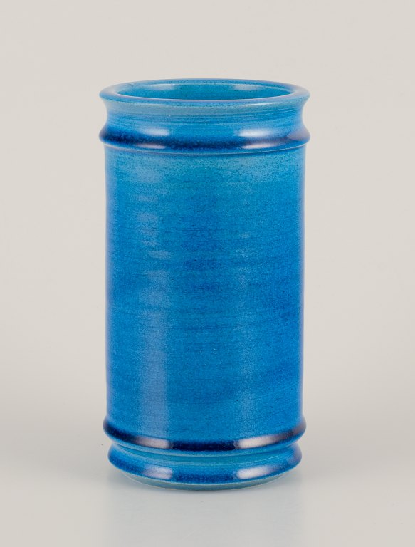 Nils Kähler for Kähler. Cylinderformet keramikvase.