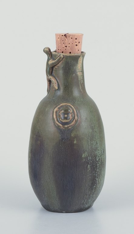 Rolf Fagerberg, Swedish ceramicist. Unique ceramic decanter.