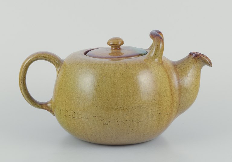 Nils Kähler for Kähler.Very large ceramic teapot.