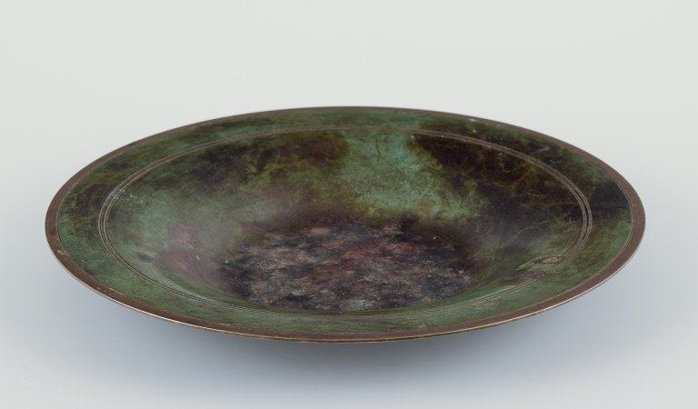 Just Andersen.Bowl in alloy bronze.