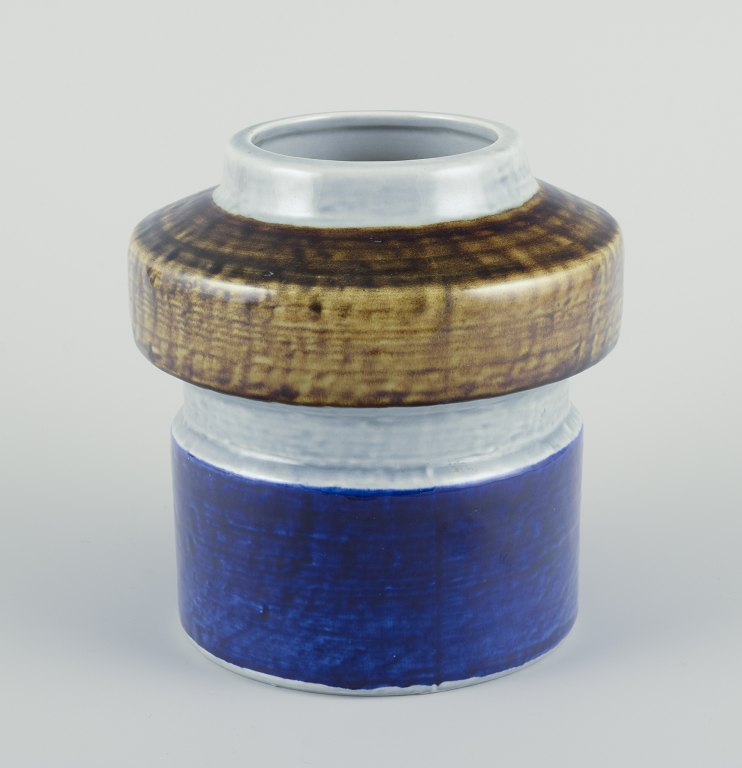 Olle Alberius for Rörstrand."Titus" ceramic vase made of stoneware.