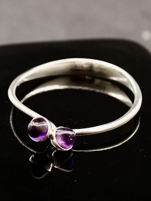 Bent Knudsen  armring med  ametyst