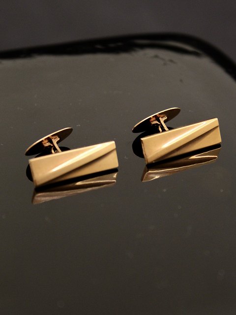 8 karat guld manchetknapper