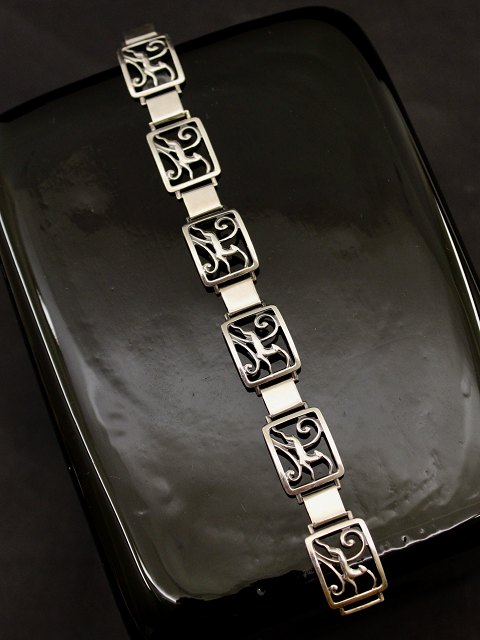 Art deco 830 sølv armlænke