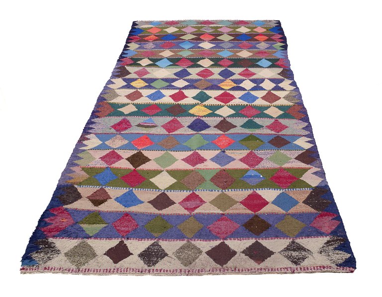Persian Nomad Harsin Kilim.Large hand-knotted wool rug.
