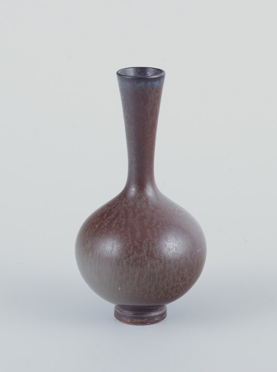 Berndt Friberg for Gustavsberg Studiohand.Studiohand miniature vase in ceramic.